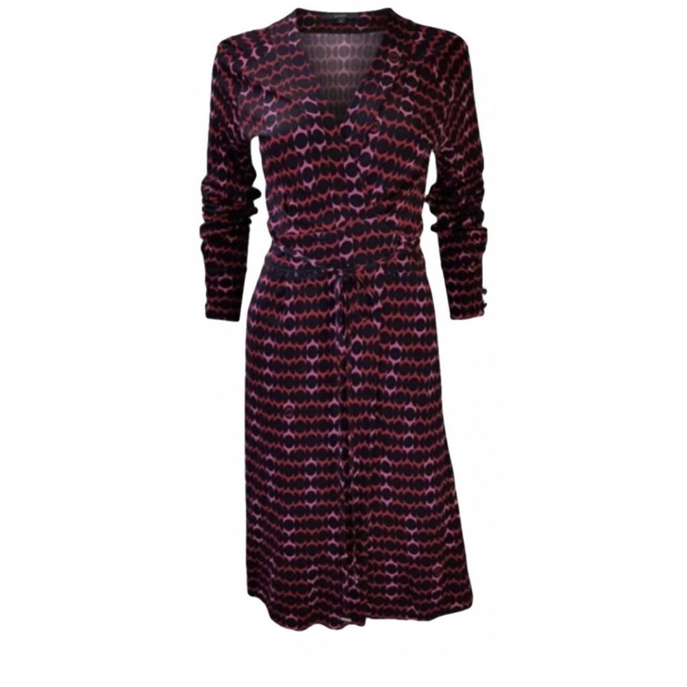Gucci red monogram print dress small